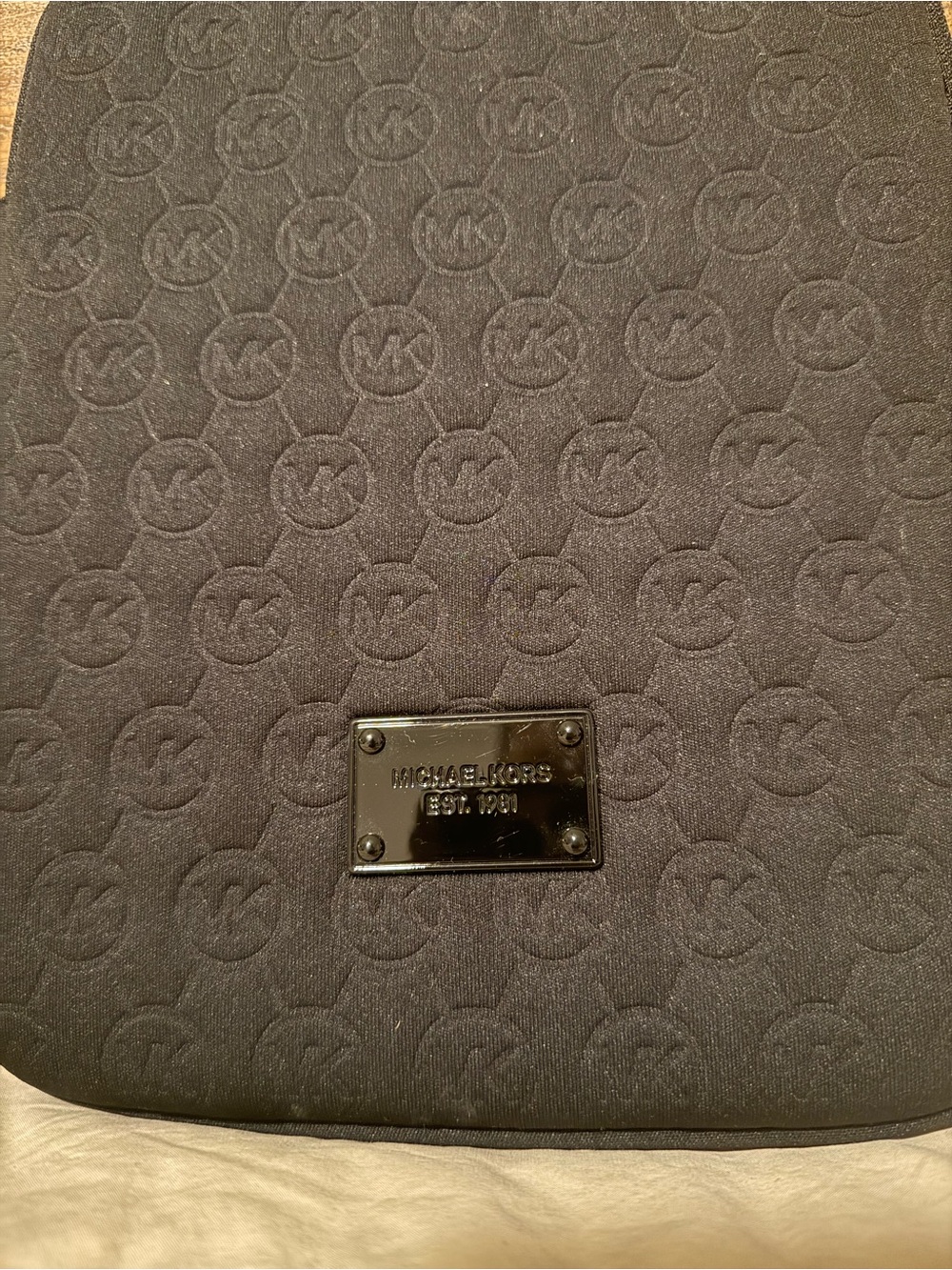 Michael Kors Black Logo-Patterned Tablet holder:pouch - Picture 3 of 6
